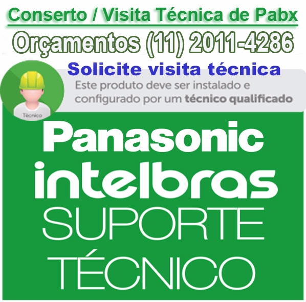 ASSISTENCIA TECNICA PABX - INTERFONES - CAMERAS INTELBRAS